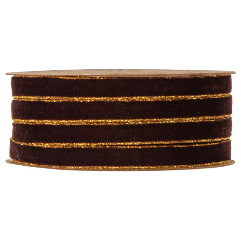 NASTRO VELVET DREAM MM9X20MT MARRONE