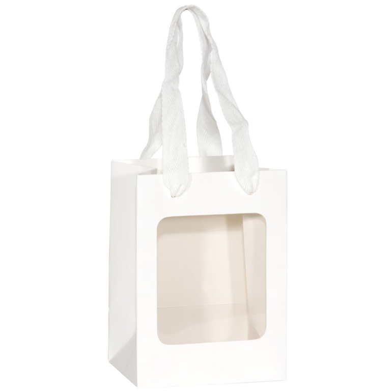 SHOPPER 11X8H15CM BIANCA FINESTRA
