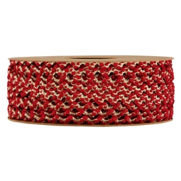 CORDONCINO 5MMX15MT ROSSO ORO