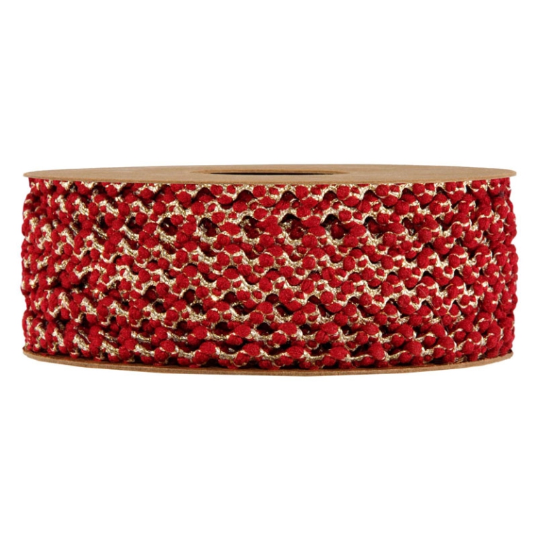 CORDONCINO 5MMX15MT ROSSO ORO