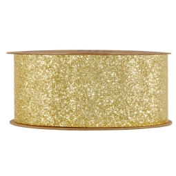 NASTRO TESSUTO 40MMX10MT GLITTER ORO