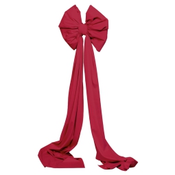 FIOCCO 48X48H180CM DECORATIVO TESSUTO BORDEAUX
