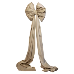 FIOCCO 48X48H180CM DECORATIVO TESSUTO GRIGIO