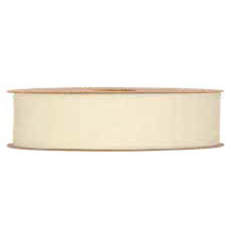 NASTRO ORGANZA 25MMX20MT MATT RIBBON CREMA
