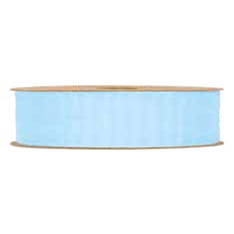 NASTRO ORGANZA 25MMX20MT MATT RIBBON AZZURRO