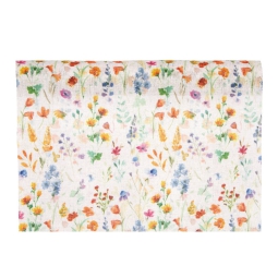 RUNNER TESSUTO 48CMX1,8MT FIORI MULTICOLORE