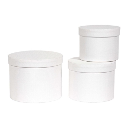 SCATOLE CARTA SET 3PZ    BIANCHE