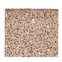 RUNNER ODETTE CM25X2,5MT  PAILETTES ORO ROSA