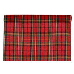 RUNNER ABERDEEN CM28X2,5MT SCOZZESE ROSSO