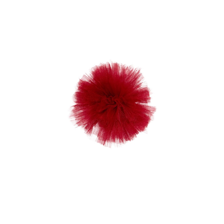 PON PON TULLE 16CM BORDEAUX