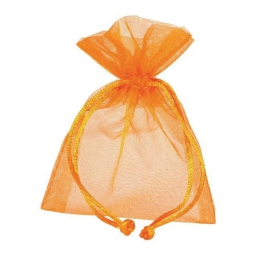 SACCHETTO ORGANZA ARANCIO 9X12CM 10PZ