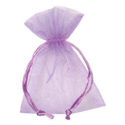 SACCHETTO ORGANZA LAVANDA 9X12CM 10PZ