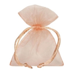 SACCHETTO ORGANZA SALMONE 9X12CM 10PZ