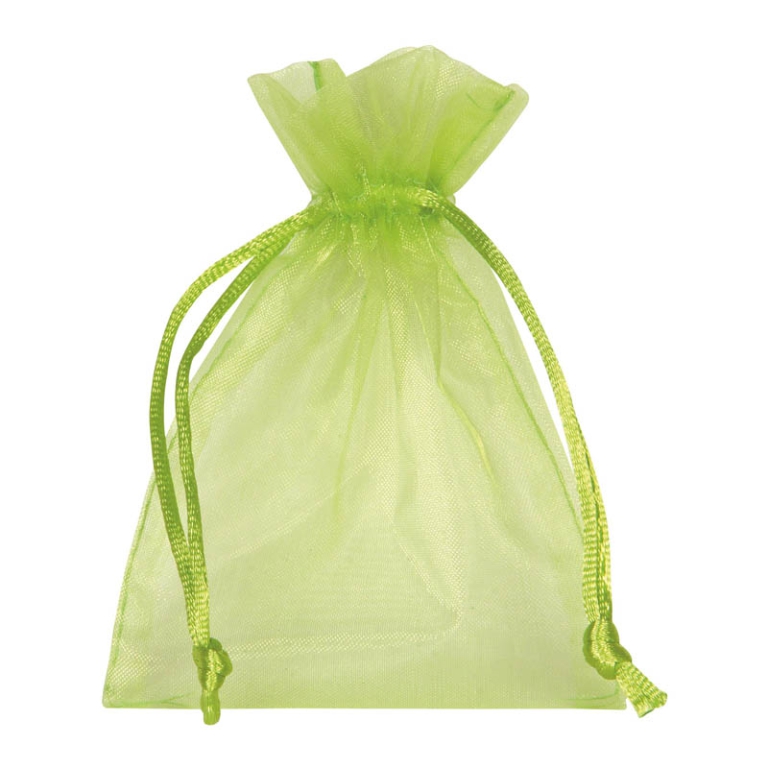 SACCHETTO ORGANZA VERDE 9X12CM 10PZ