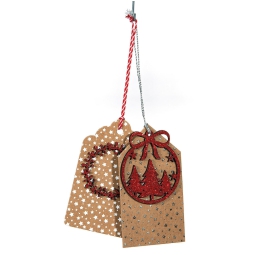 CHIUDIPACCO XMAS SET 2 PEZZI 5,5X10CM
