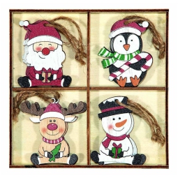 DECORO DA APPENDERE 8PZ  4XH5,5CM SOGGETTI ASSORTITI