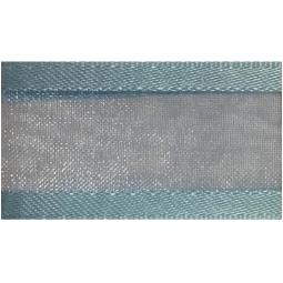 NASTRO ORGANZA 38MMX25MT BORDATO RASO FIORDALISO 006