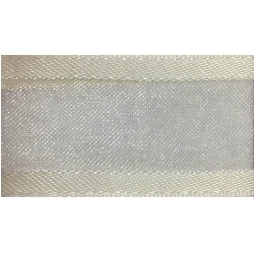 NASTRO ORGANZA 15MMX25MT BORDATO RASO AVORIO 106