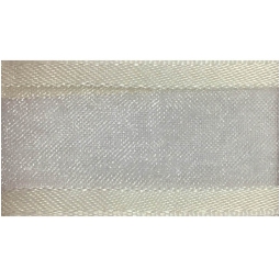 NASTRO ORGANZA 15MMX25MT BORDATO RASO AVORIO 106