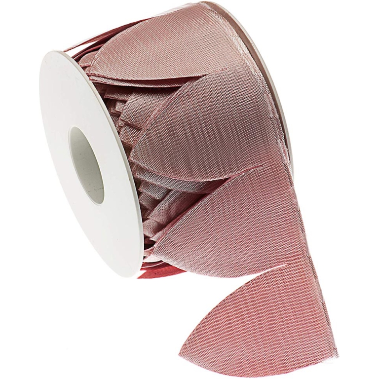 NASTRO MARGHER.MM60X25MT CANETE'+ORGANZA ROSA