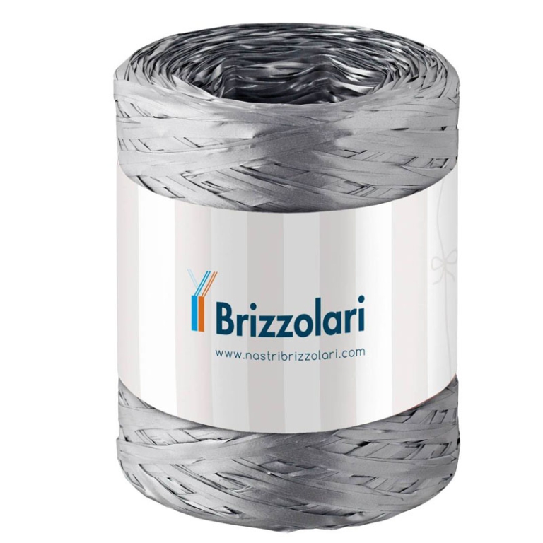 NASTRI POLYRAPHIA 15MMX200MT ARGENTO METAL