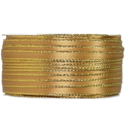 NASTRO SATINÈE 6MMX50MT 2 LATI ORO