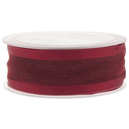 NASTRO TESSUTO 25MMX25MT BORDATO BORDEAUX