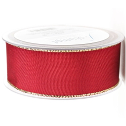 NASTRO TESSUTO 40MMX25MT BORDEAUX ORO