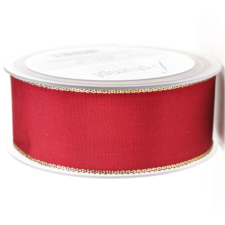 NASTRO TESSUTO 40MMX25MT BORDEAUX ORO