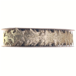 NASTRO TESSUTO 25MMX10MT COSMO STELLE DORATO