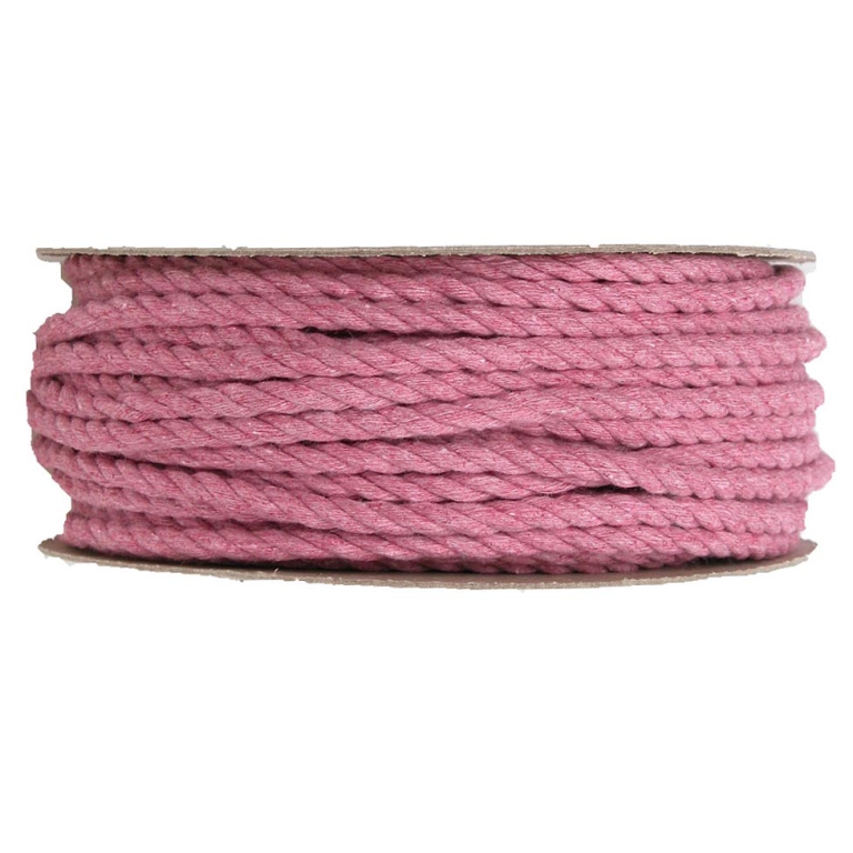 NASTRO CORDONCINO 5MMX20MT ROSA ANTICO