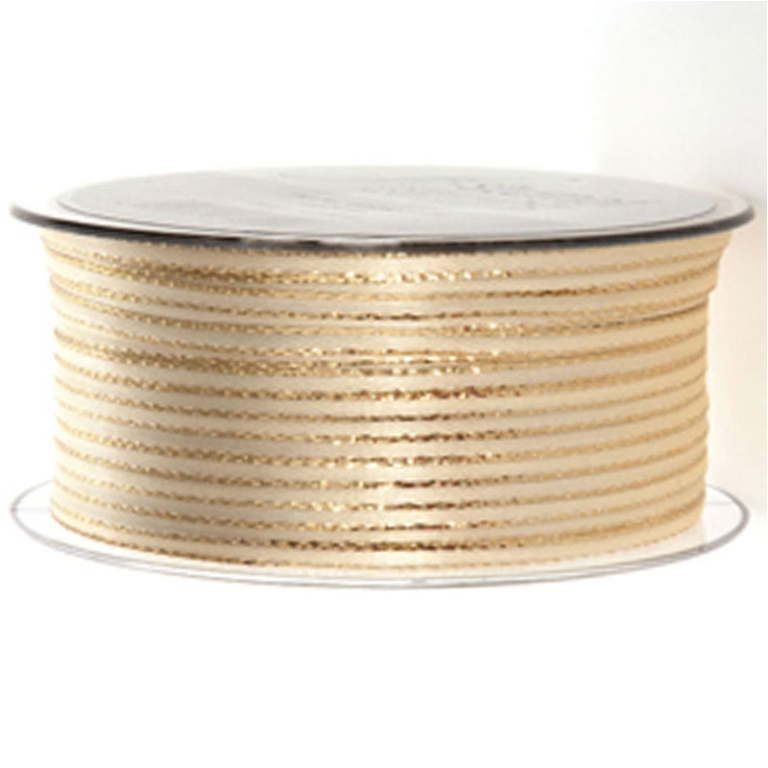 NASTRO TESSUTO 3MMX100MT CREMA ORO 55303 102