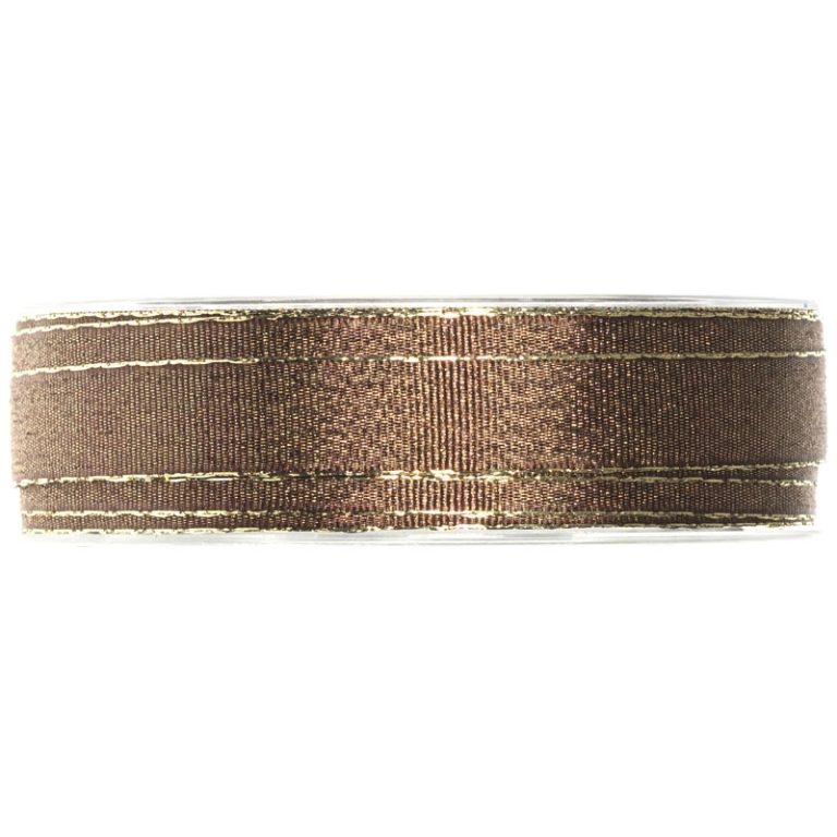 NASTRO TESSUTO 15MMX20MT MARRONE ORO