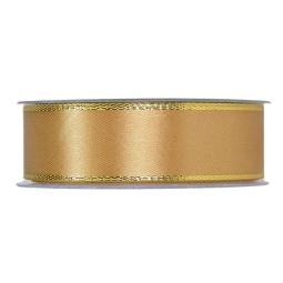 NASTRO SATINÈE 25MMX25MT ORO BORDATO ORO