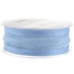 NASTRO TESSUTO 25MMX25MT BORDATO CELESTE