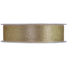 NASTRO TESSUTO 25MMX20MT WALES CREMA/ORO BORDATO