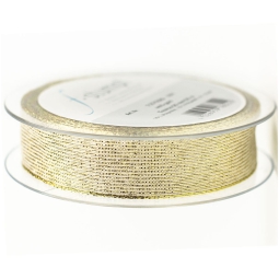 NASTRO TESSUTO 25MMX20MT TREVISO BIANCO ORO