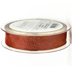 NASTRO TESSUTO 25MMX20MT TREVISO ROSSO ORO