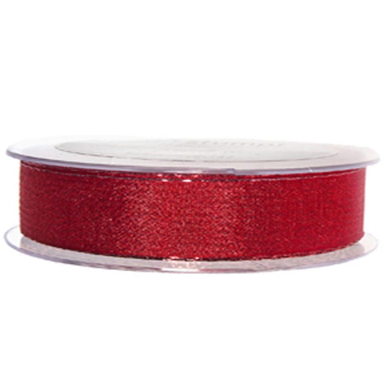 NASTRO 22MMX20MT GLITTER ROSSO ORO