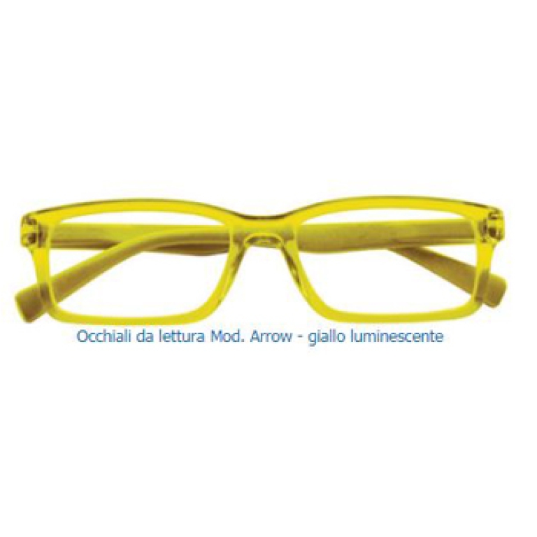 OCCHIALI ARROW 4PZ GIALLO 1,00 DIOTRIE RICARICA