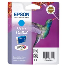 INK JET EPSON T0802 CIANO ORIGINALE