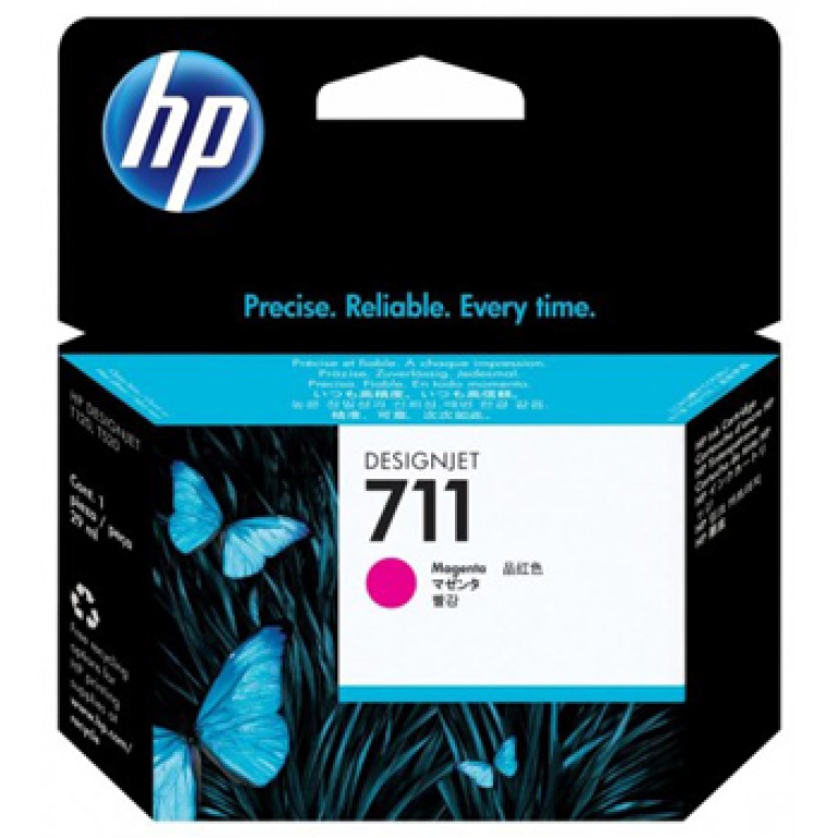 INK JET HP711 CZ131 MAGENTA ORIGINALE