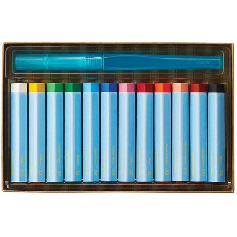 PENTEL KIT AQUASH PASTELS