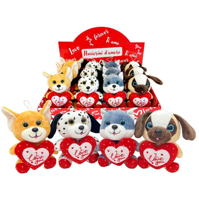 PELUCHES ANIMALETTI LOVE 15CM ASSORTITI