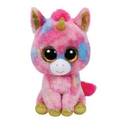PELUCHE BEANIE BOOS 15CM FANTASIA TRICORNO ROSA