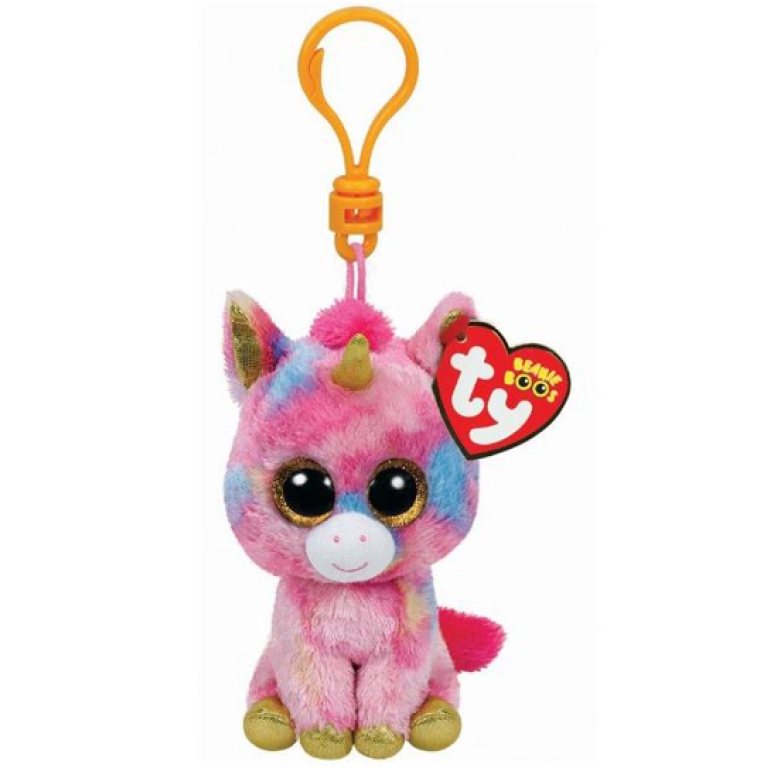 PELUCHE BEANIE BOOS CLIP 8CM FANTASIA