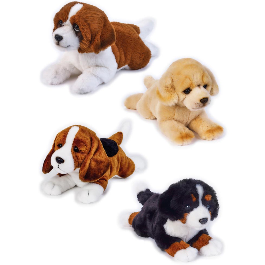 PELUCHE CANE STESI 29CM ASSORTITI: vendita ingrosso con consegna