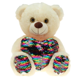 PELUCHE ORSO 20CM CON PAILETTES