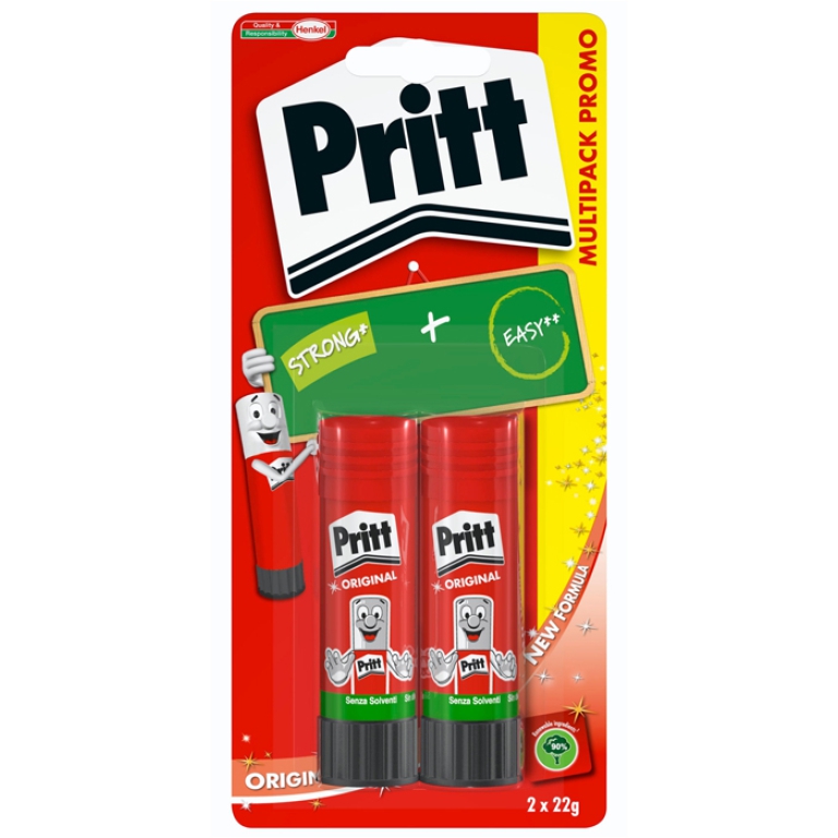 COLLA PRITT 22GR 1+1PZ   PREZZO SPECIALE BLISTER