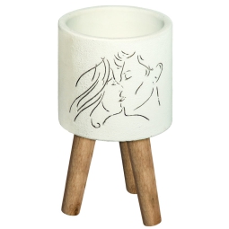 PORTAPIANTE BESO D14H24CM CON SUPPORTO